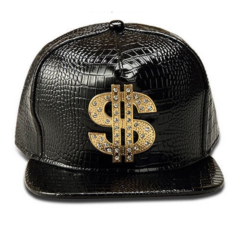 Wikavanli Hip Hop Hat,Flat-Brimmed Hat,Rock Cap,Adjustable Snapback Hat for Men and Women (Silver) - Image 2